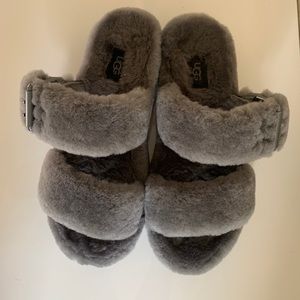 Ugg Charcoal Slides